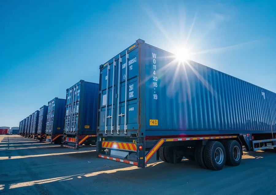 Heavy vehicle on a NSW road, where mass, dimension and loading breaches are sorted into minor, substantial and severe risk categories